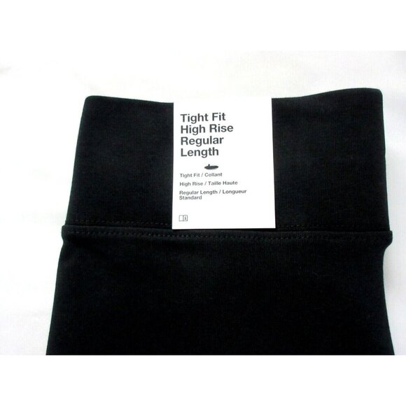 Nike Sportswear Women's Essential High Waisted Logo Leggings Pants Black NWT - Picture 3 of 3